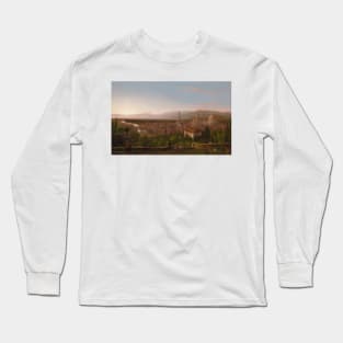 View of Florence by Thomas Cole Long Sleeve T-Shirt